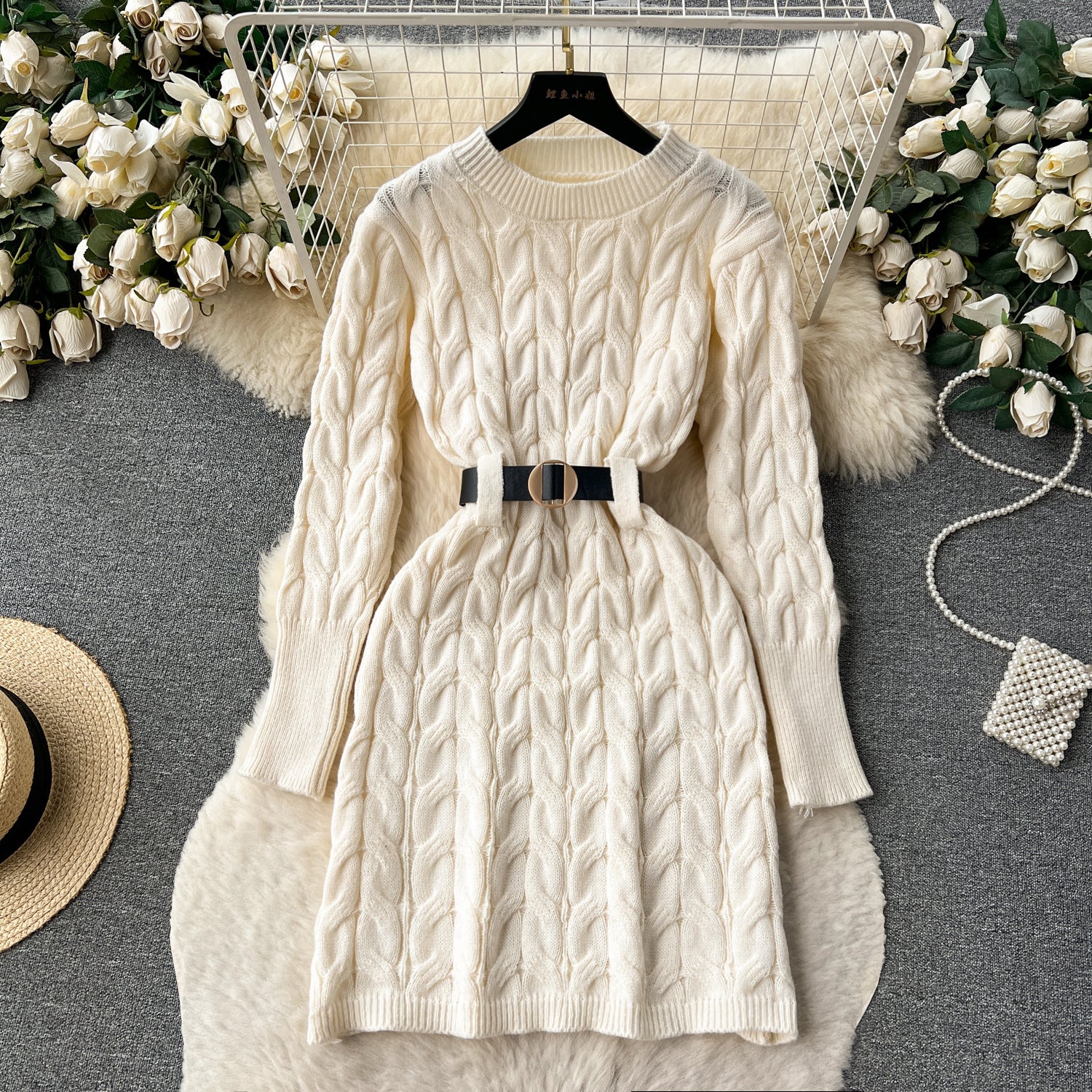 Knitted Dress for Autumn And Winter