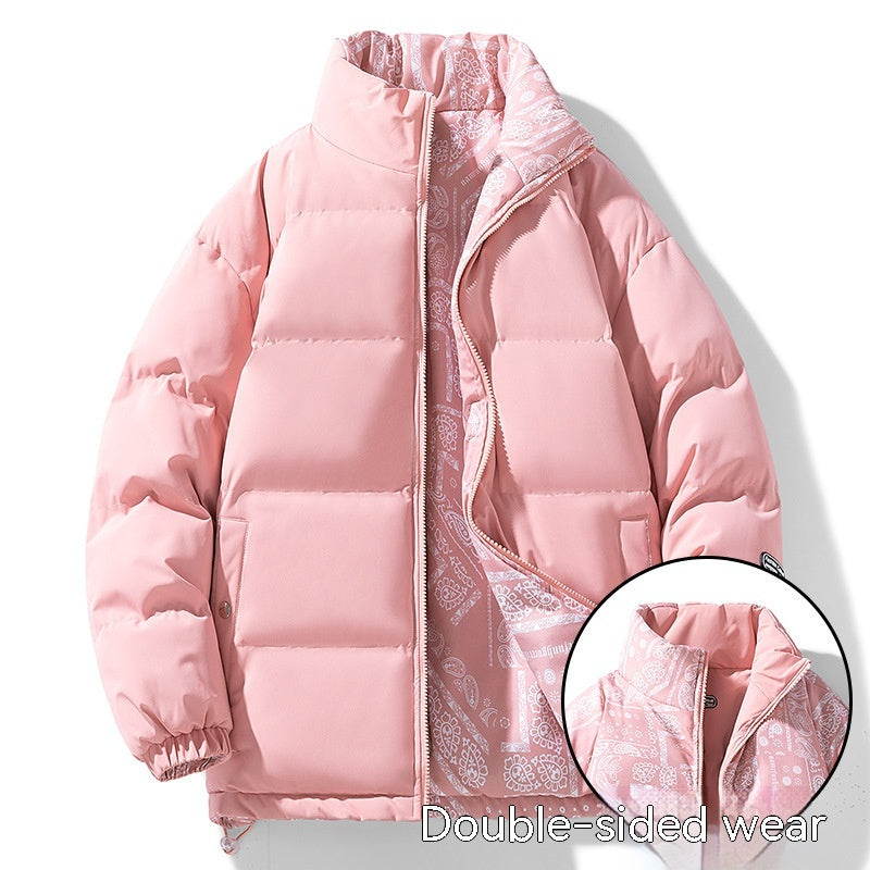 Double-sided Wear Couple Cotton-padded Puffer Clothes