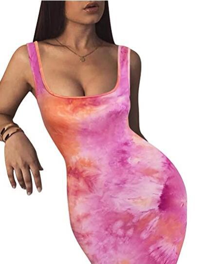 Womens Sexy Bodycon Tank Sleeveless Dress