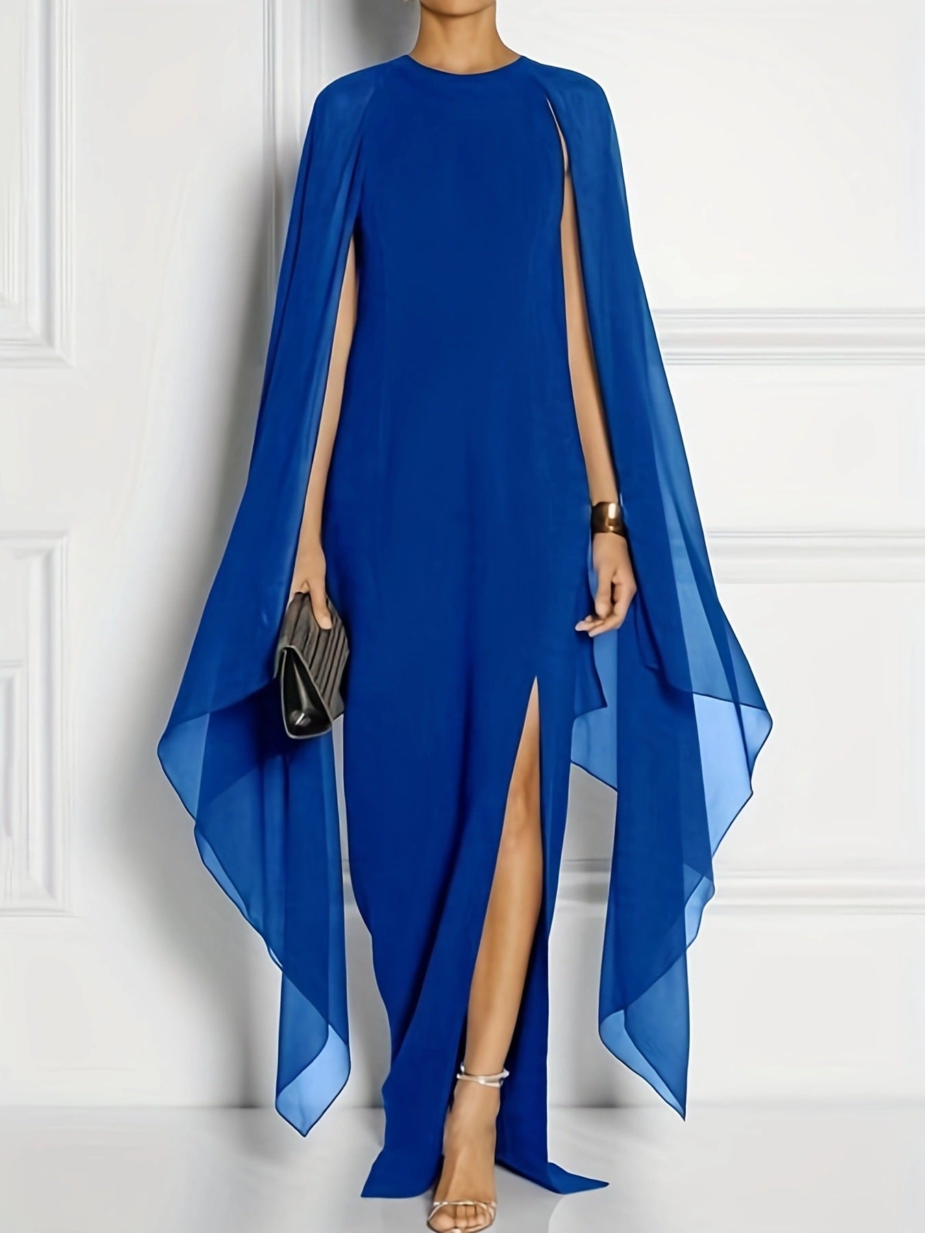 plus Size Women Clothing Dress Solid Color Slim Fit Dress Cocktail Dress