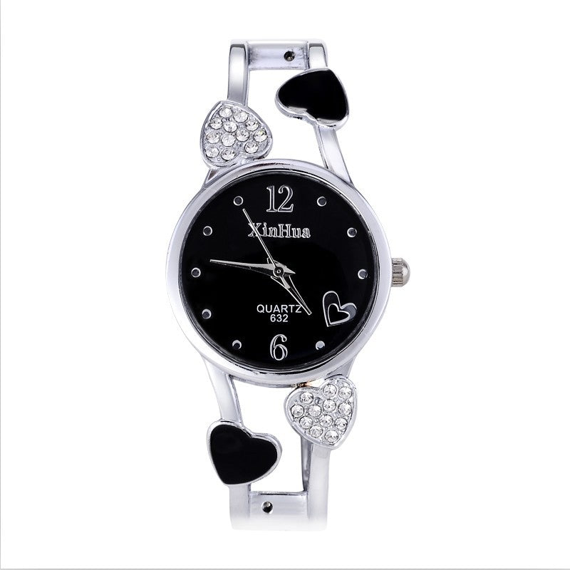 Women's diamond Love Steel watches