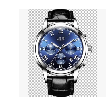 Mens Leather Casual Leather Wristwatch