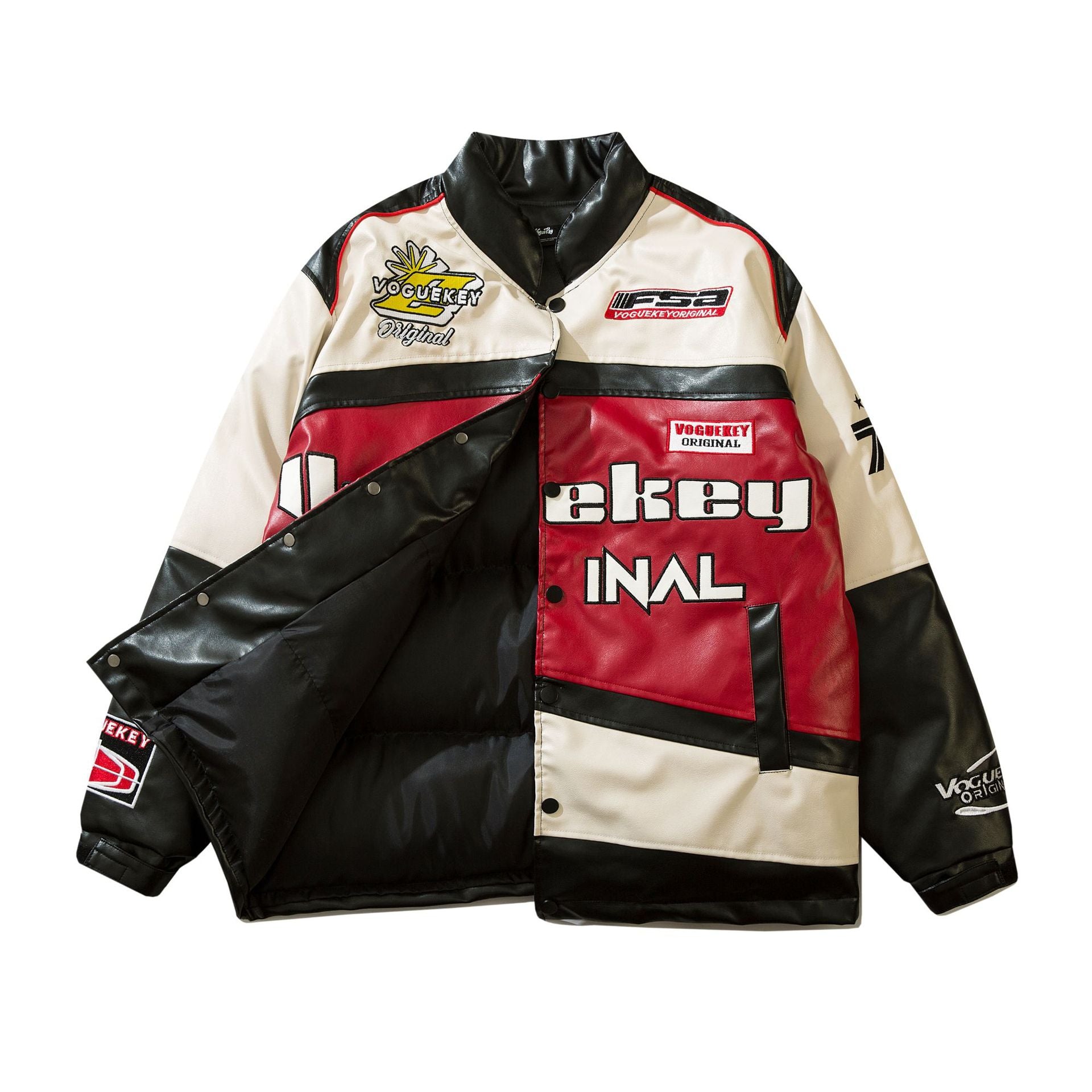 Embroidered Men And Women Thick Cotton-padded Jacket