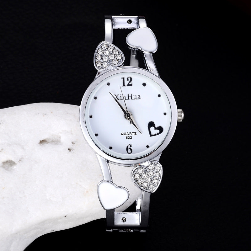 Women's diamond Love Steel watches
