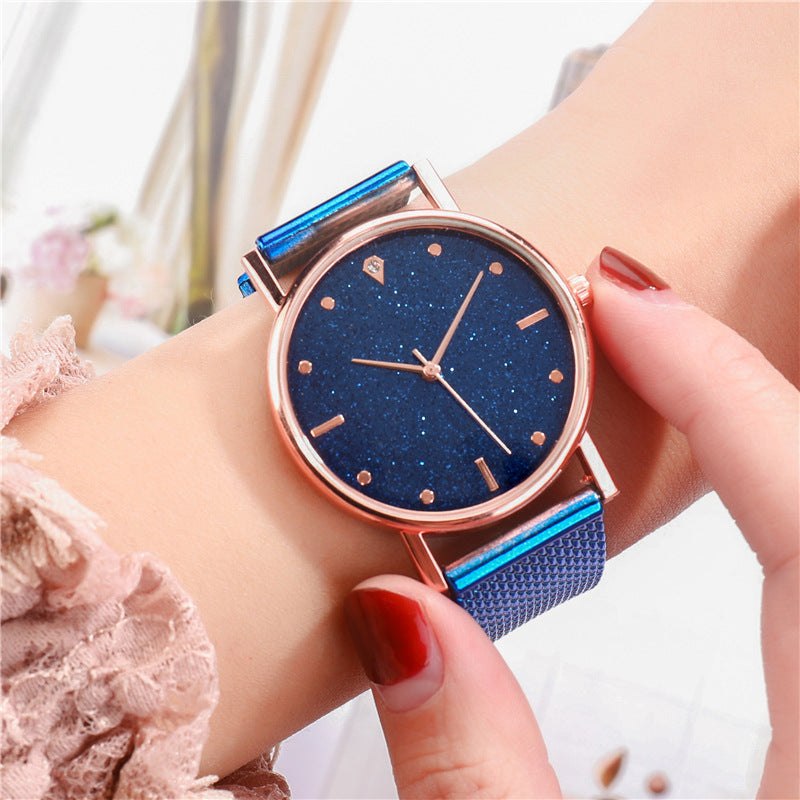 Glittered Silicone Mesh Watch