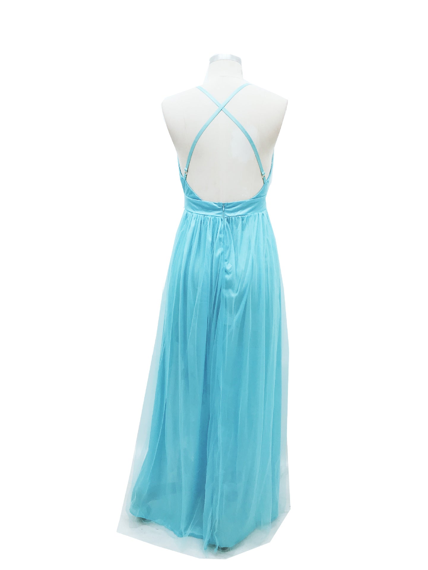 Explosion Style Mesh Sling Long Dress