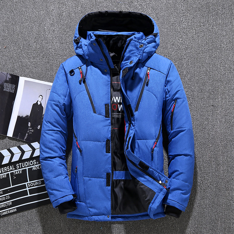 Thick Detachable Hooded Winter Jacket