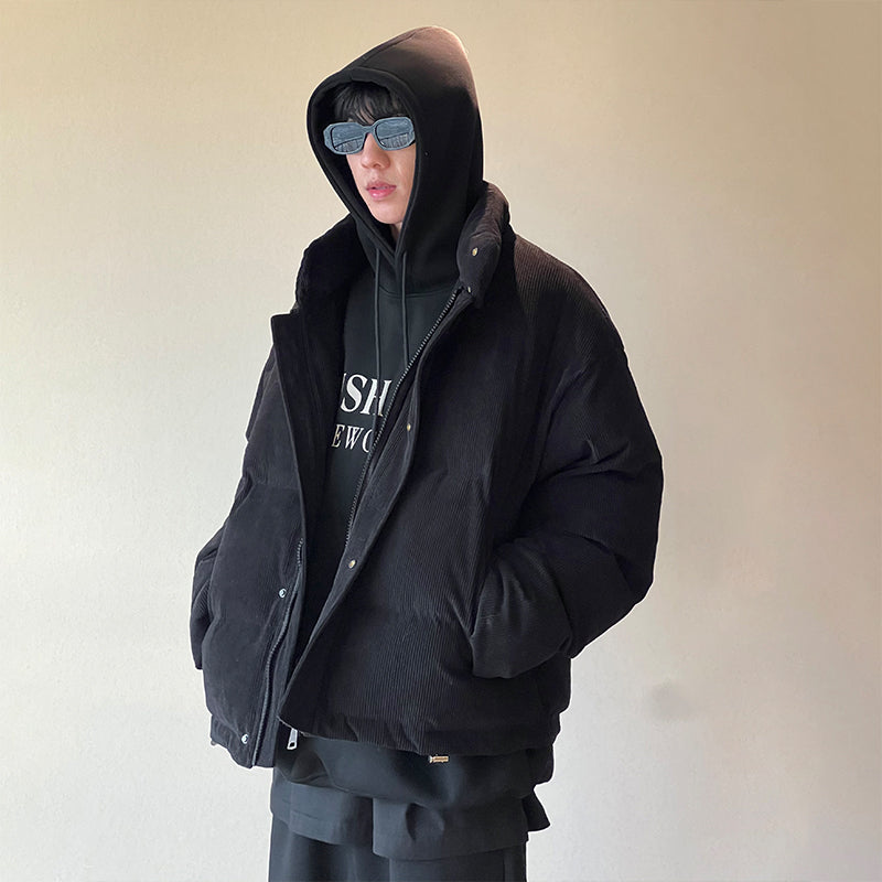 Men's Short Windproof Cotton-padded Coat