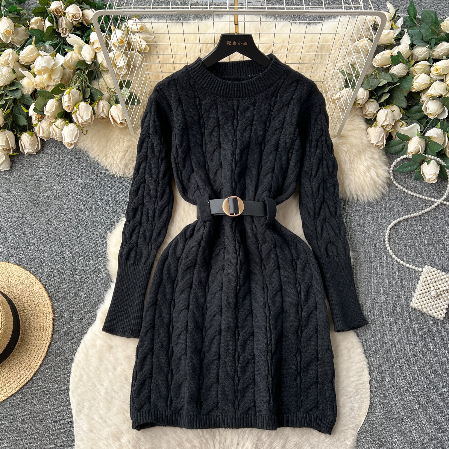 Knitted Dress for Autumn And Winter