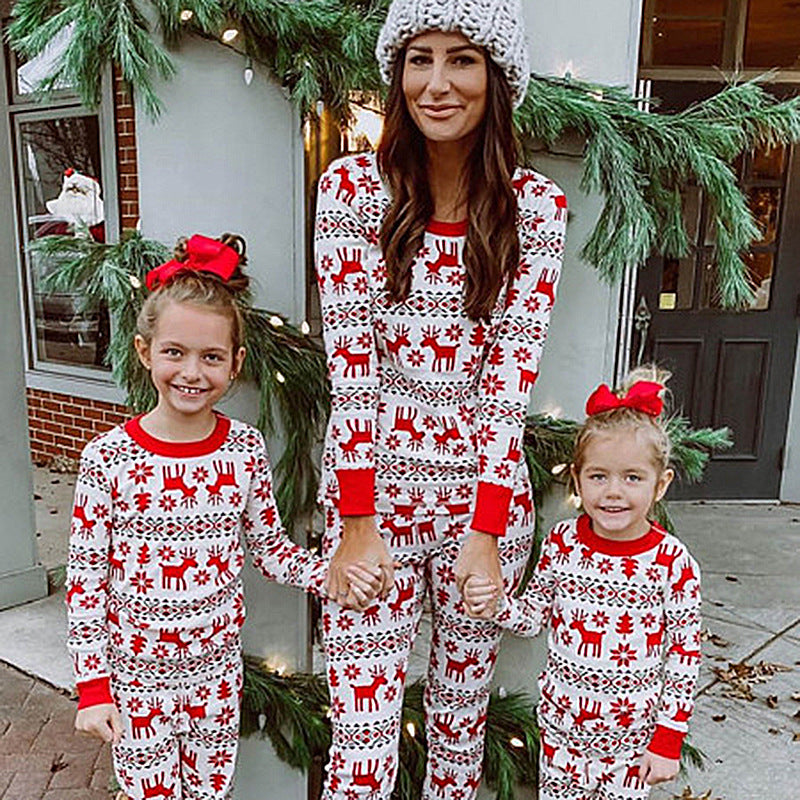 Home Pajamas Parent-child Pyjamas Suit