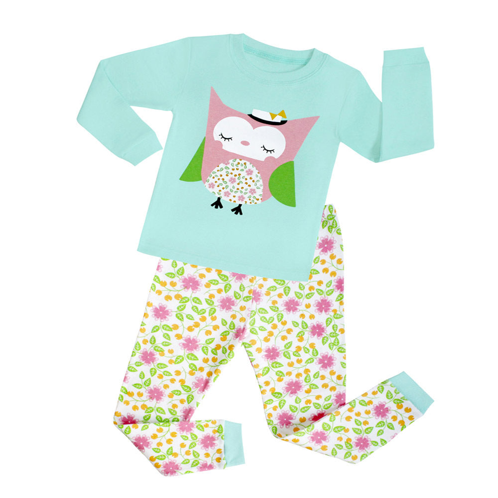 Printed Christmas Deer Children'sCotton Pyjamas