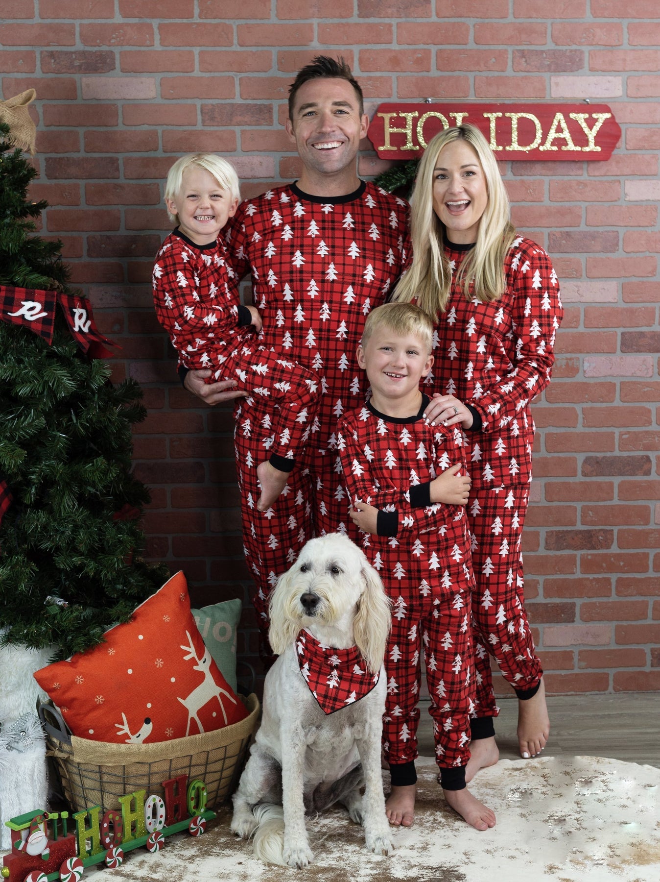 Parent-Child Clothing Family Pack Christmas Pyjamas