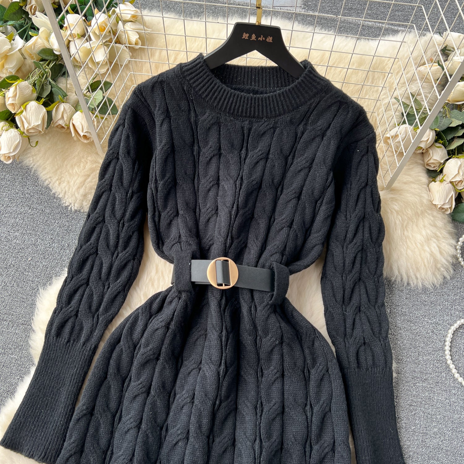 Knitted Dress for Autumn And Winter