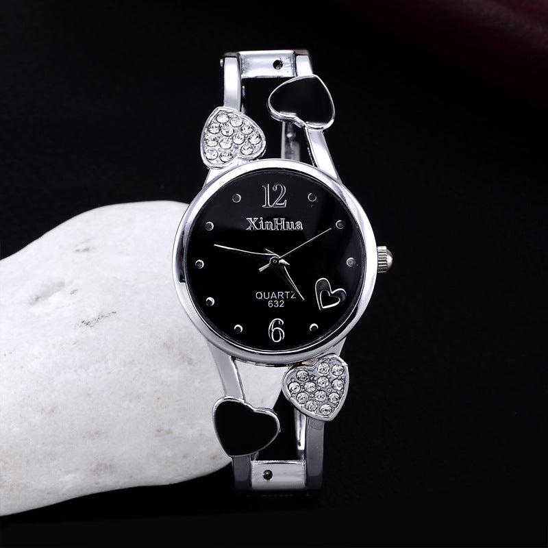 Women's diamond Love Steel watches