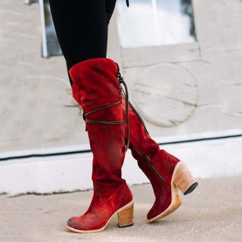 Autumn And Winter Over The Knee Warm Boots