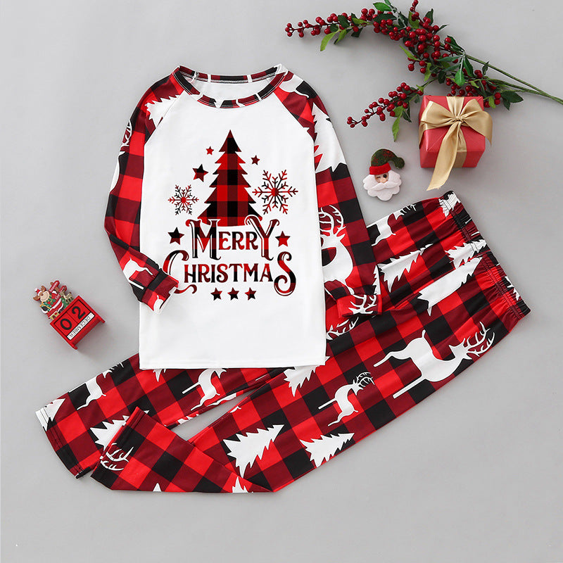 Fashion Family Christmas Print Pyjamas Set