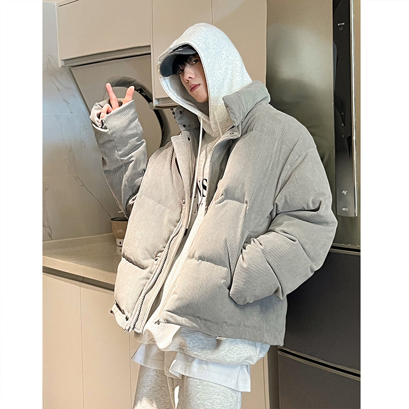 Men's Short Windproof Cotton-padded Coat