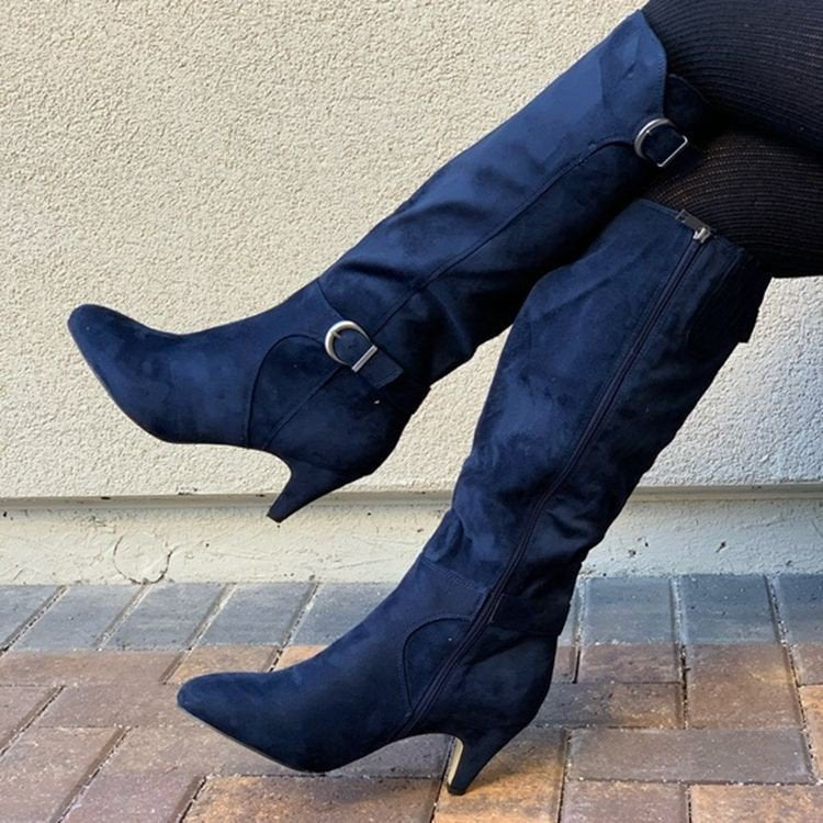 Western Wide Calf Long Winter Boots For Women