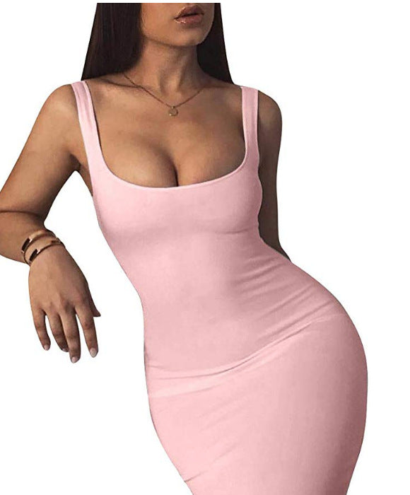 Womens Sexy Bodycon Tank Sleeveless Dress