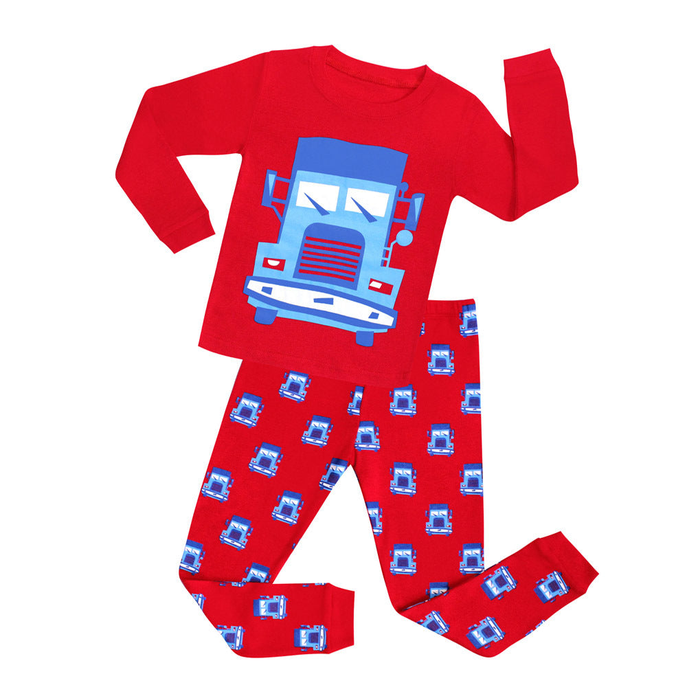 Printed Christmas Deer Children'sCotton Pyjamas