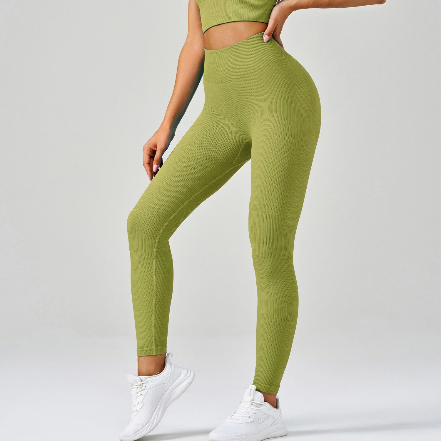 Arrival High Waist Belly Contracting Hip Lifting Pants Sports Running Women Summer Seamless Trousers Fitness Yoga Wear Outer Wear