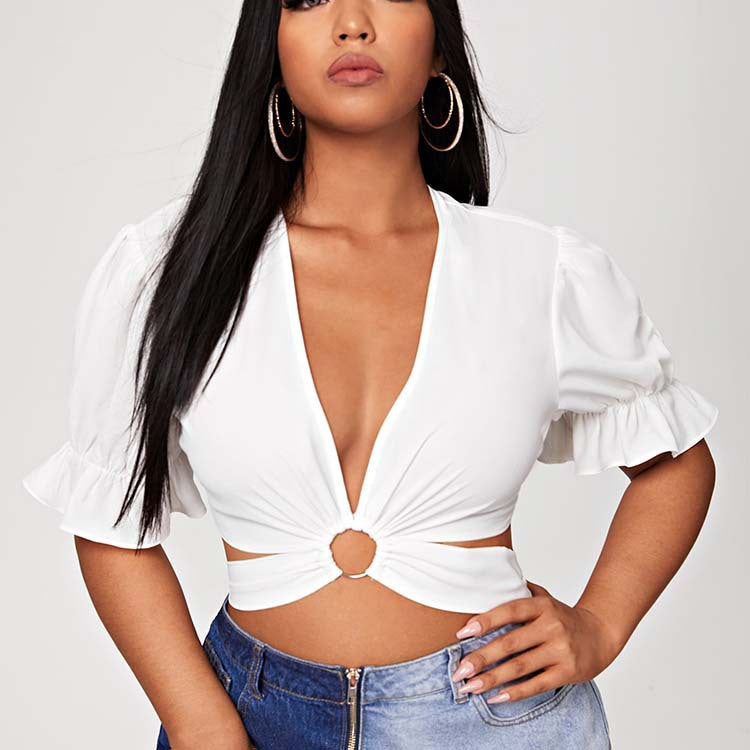 Plus Size Summer plus Size Sexy Shirt Top Sexy Top Women