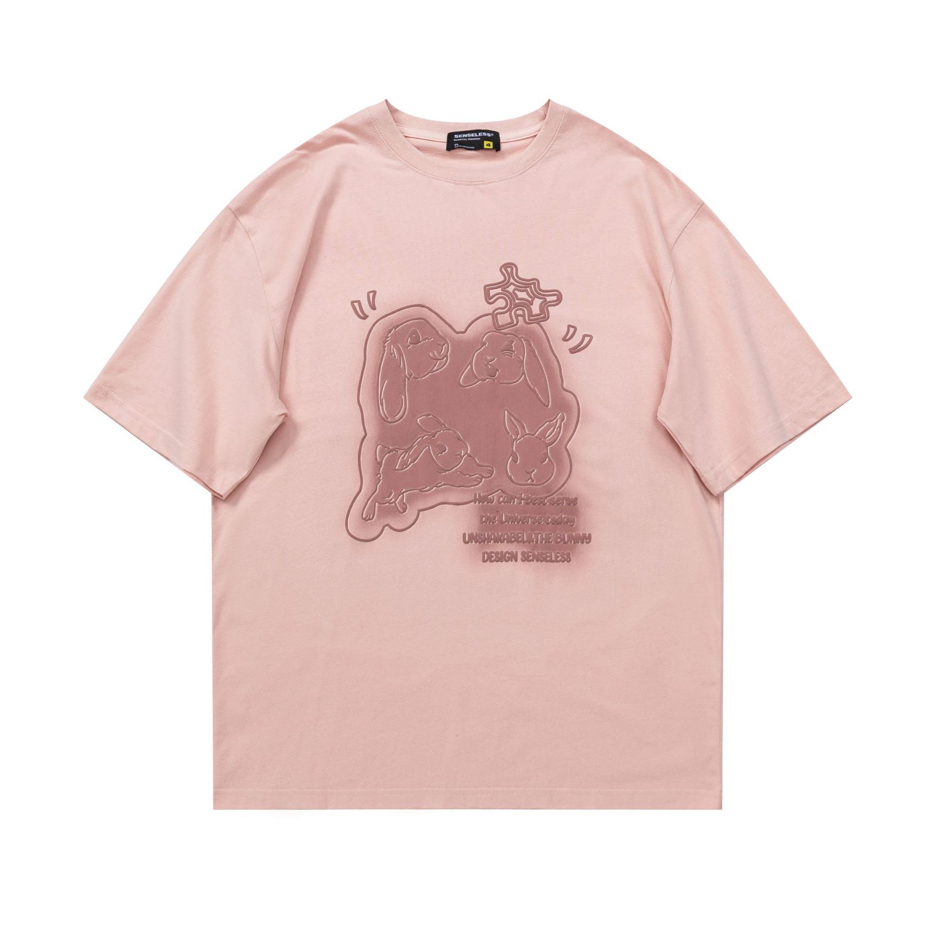 2023 Summer New Short Sleeve American Retro Short Sleeve Couple Short Sleeve