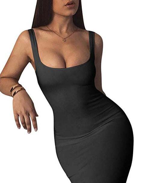 Womens Sexy Bodycon Tank Sleeveless Dress