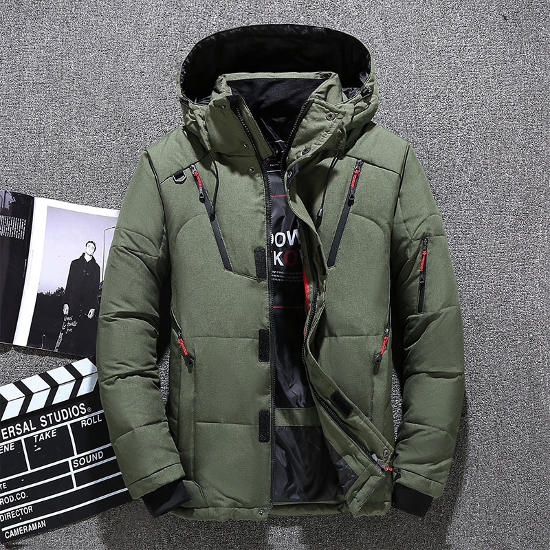 Thick Detachable Hooded Winter Jacket