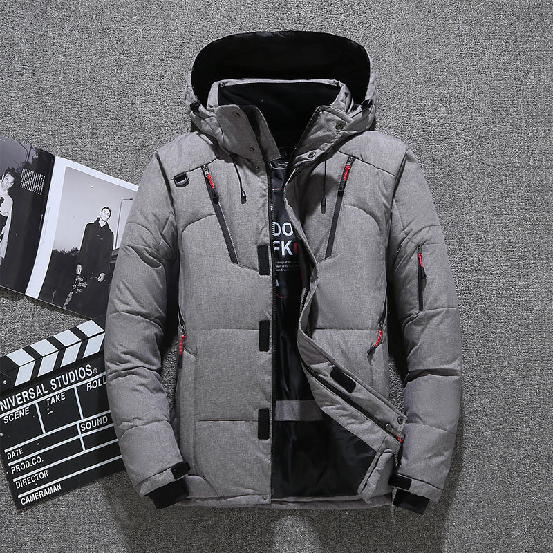Thick Detachable Hooded Winter Jacket