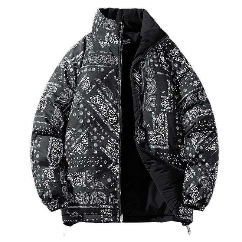 Double-sided Wear Couple Cotton-padded Puffer Clothes