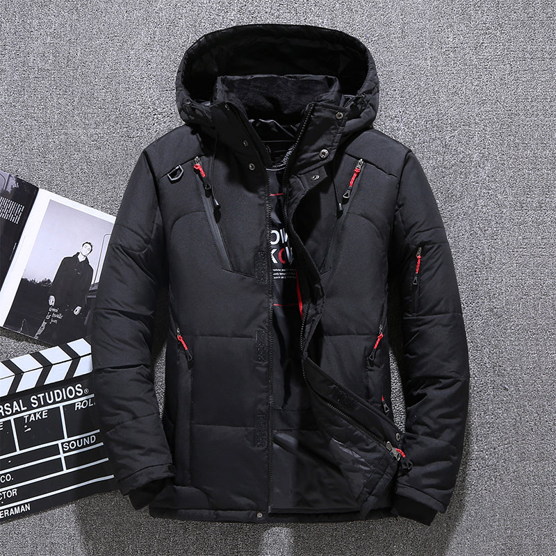 Thick Detachable Hooded Winter Jacket