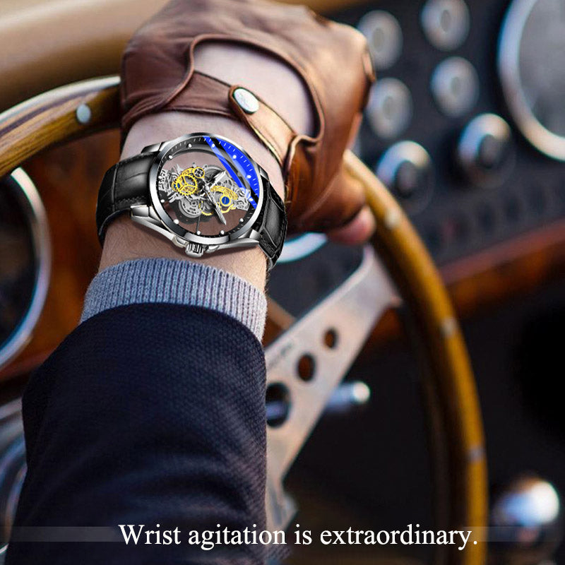 Luxury Gold Automatic Quartz Vintage Men's Watch