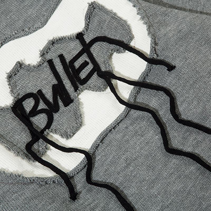 Letter Sweater Autumn Crew Neck Winter Loose High Street Casual Fashion Streetwear Warm Basic Pullover