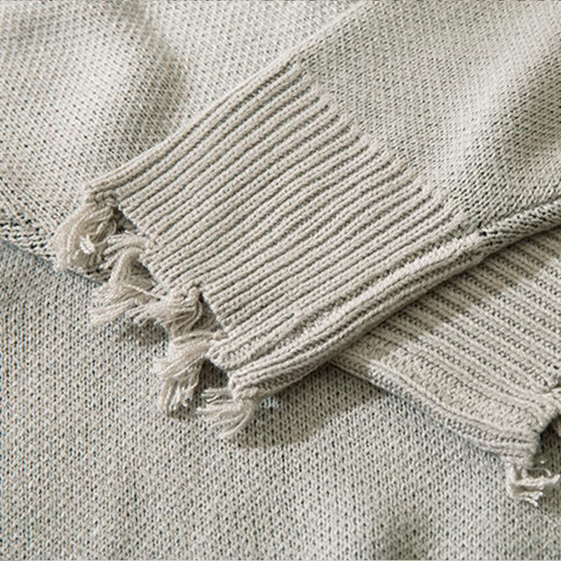 Bear Knitted Jumper Vintage Sweater Loose Pullover Winter Tops Autumn Fashion Streetwear Long Sleeve