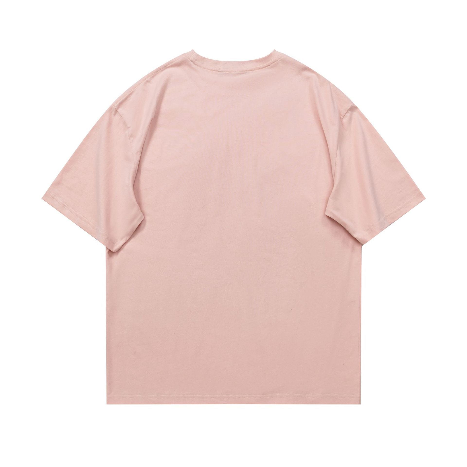 2023 Summer New Short Sleeve American Retro Short Sleeve Couple Short Sleeve