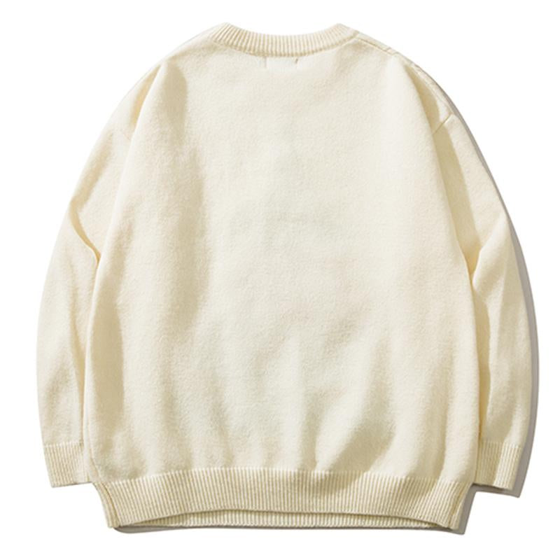 Christmas Tree Sweater Knit Autumn Fashion Loose All-Match Pullover Winter Long Sleeve Tops