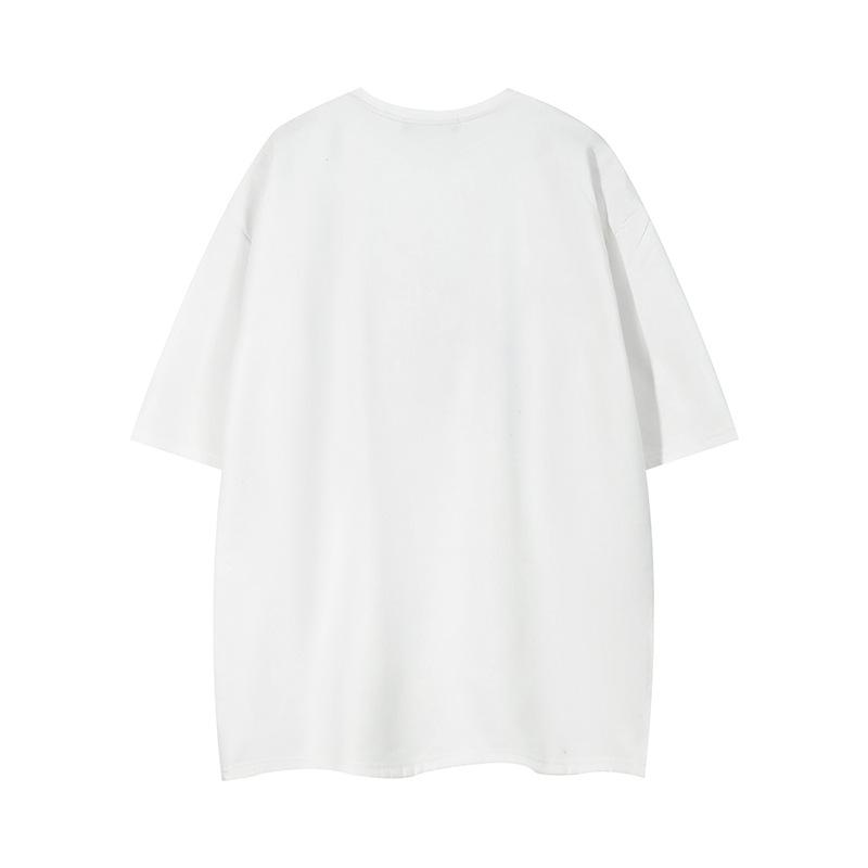 DM830 Black White S-XL 94% Polyester 6% Spandex | 2023 Spring/summer New Tide Brand T-shirt