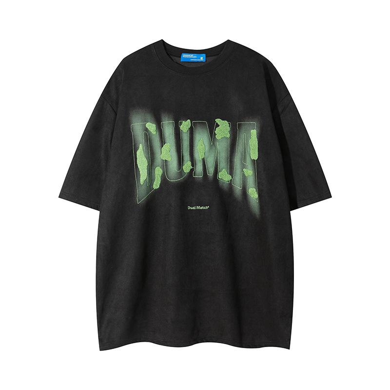 DM830 Black White S-XL 94% Polyester 6% Spandex | 2023 Spring/summer New Tide Brand T-shirt