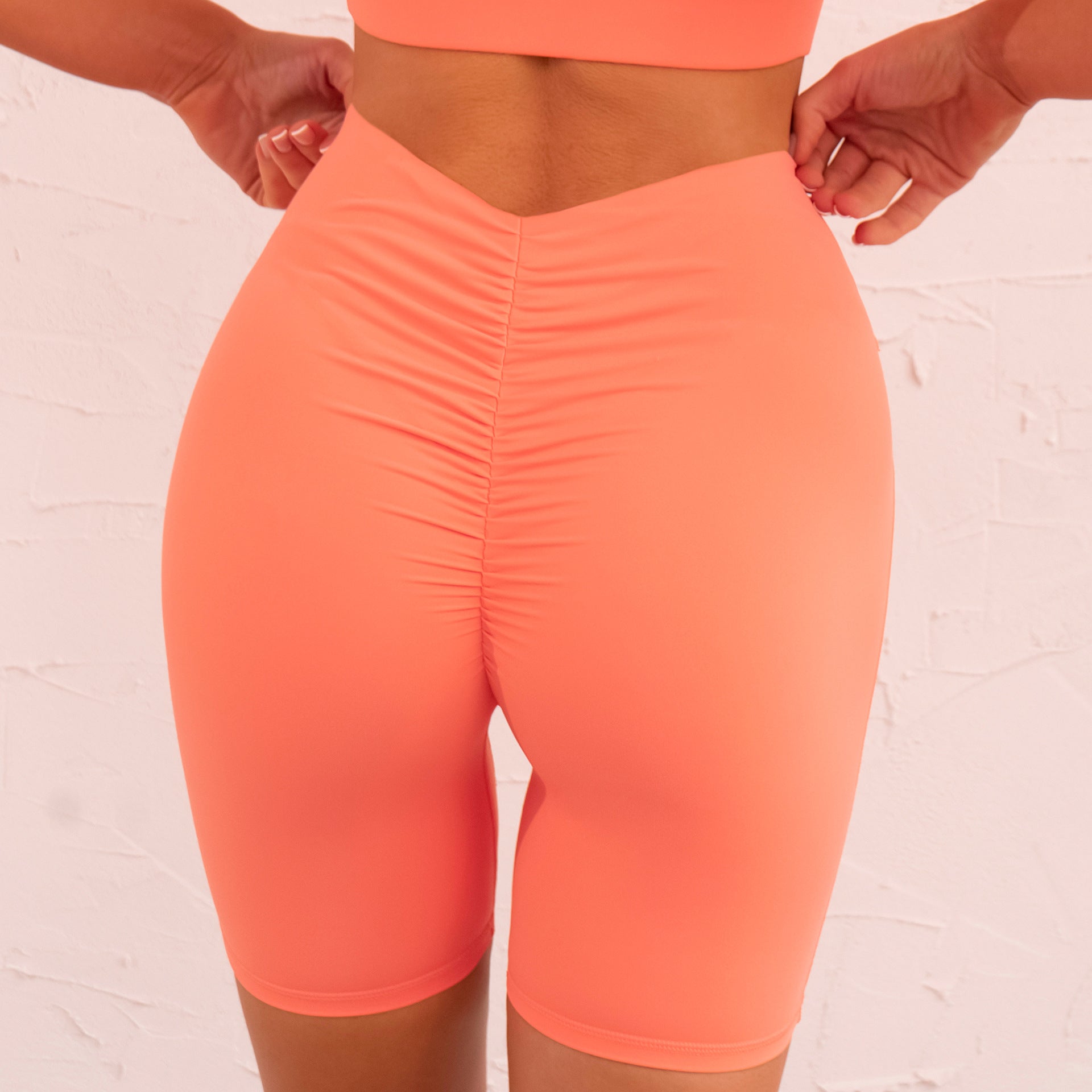 High Strength Sports Underwear Pleated Fitness Pants Sports Suit Women Three Piece Suit