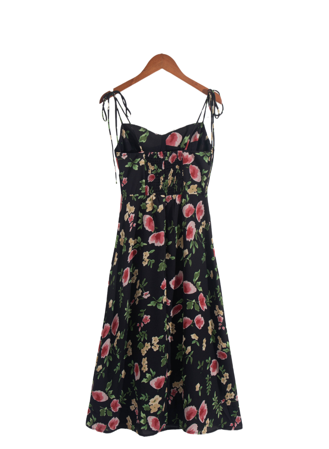 Women Clothing Spring Print Sleeveless V Neck Maxi Dress