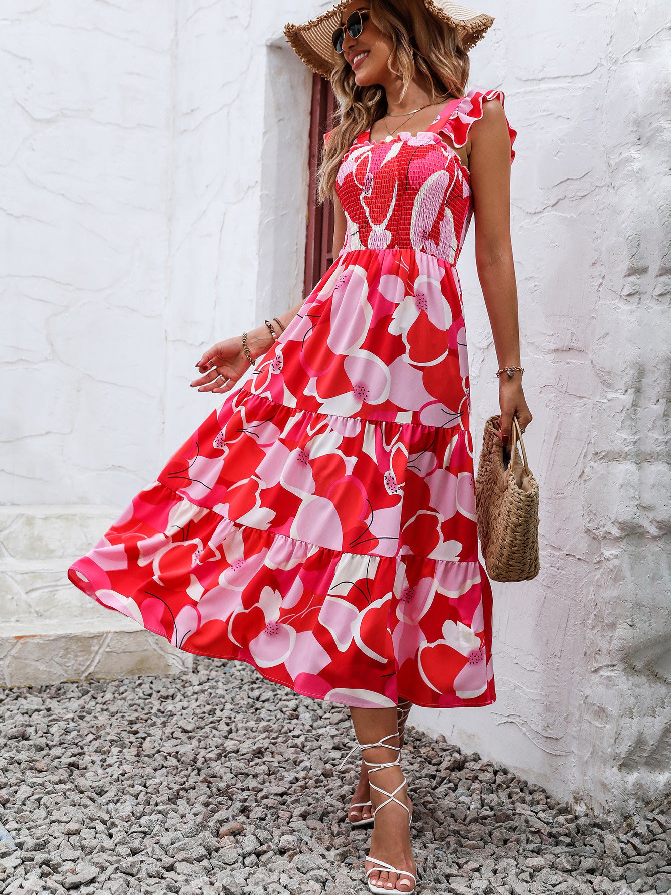 Spring Waist Controlled Dress Women Clothing
