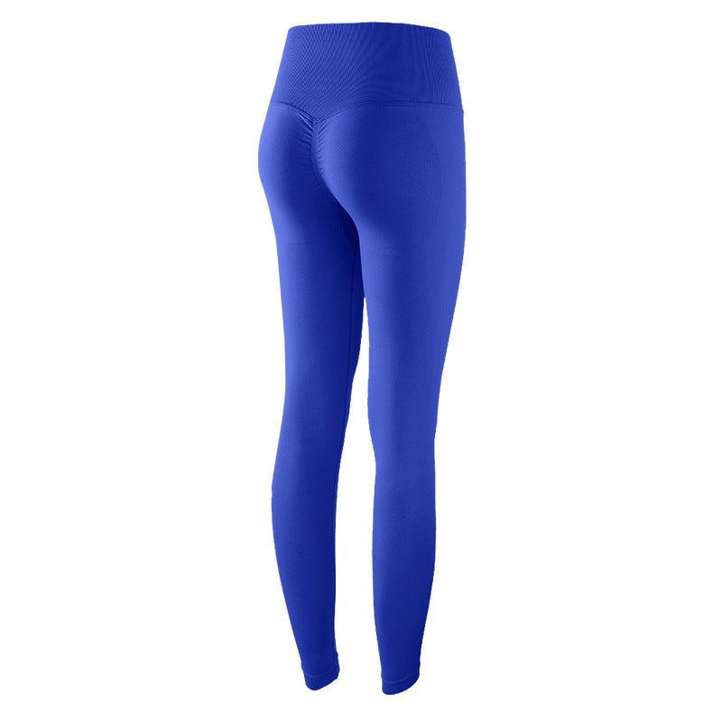 Yoga Pants Women High Waist Hip Lift Nude Feel Outer Wear Peach Hip Fitness Pants Internet Celebrity Quick Drying Sports Tight Trousers