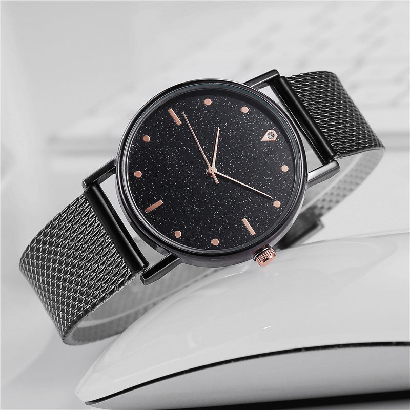 Glittered Silicone Mesh Watch