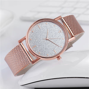 Glittered Silicone Mesh Watch