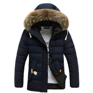 Raccoon Wool Padded Winter Jacket Suit