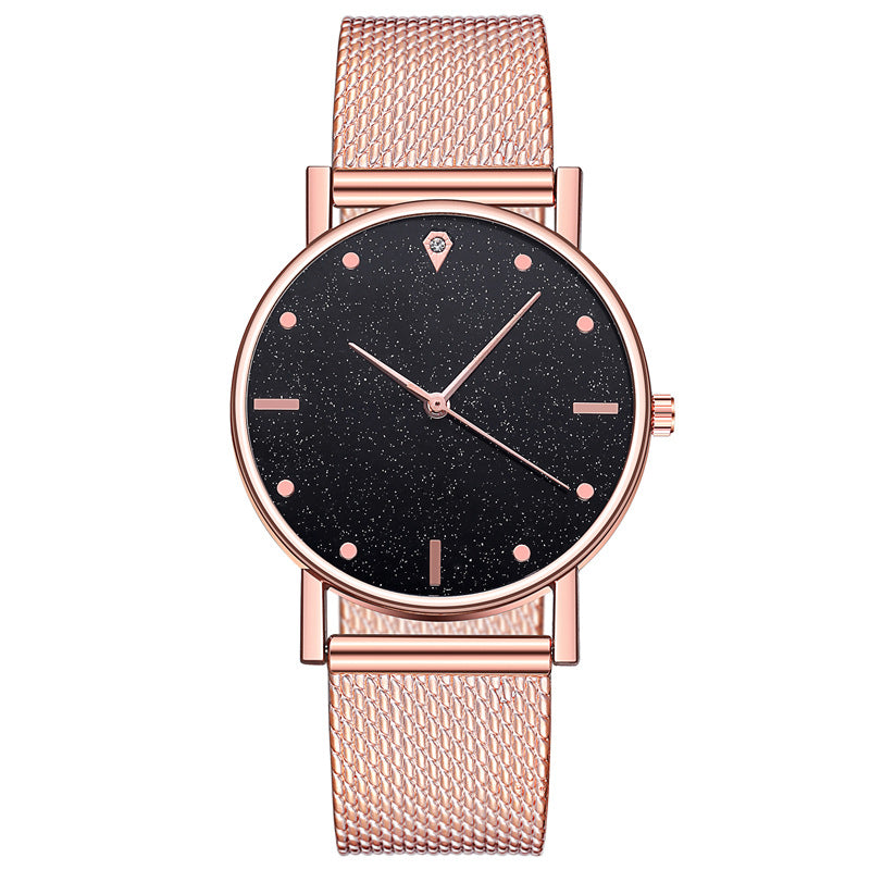 Glittered Silicone Mesh Watch