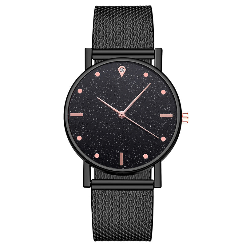 Glittered Silicone Mesh Watch