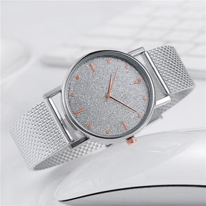 Glittered Silicone Mesh Watch