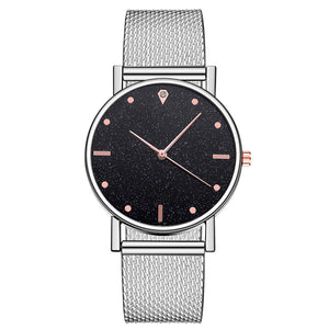 Glittered Silicone Mesh Watch